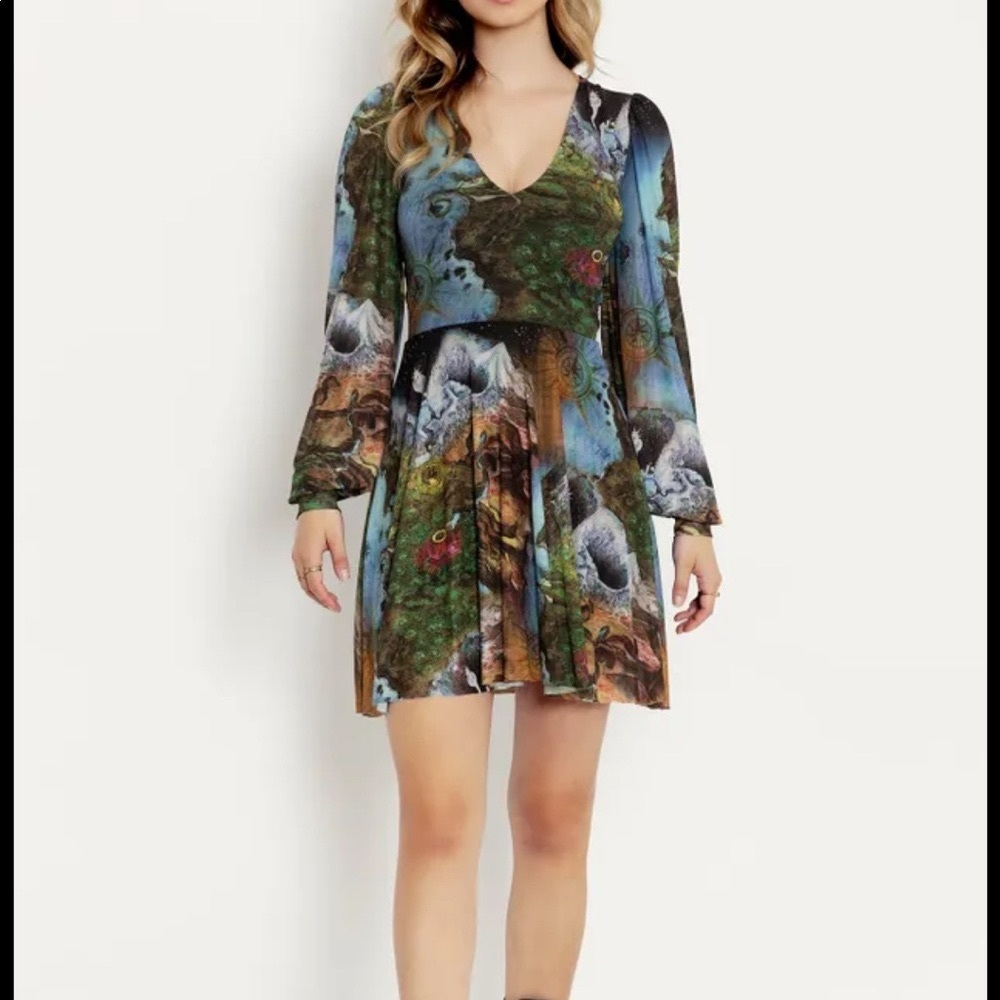 Blackmilk Limited Legend of Zelda: Majora’s Mask Termina Map Sheer Romance Dress
